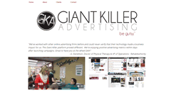 Desktop Screenshot of giantkilleradvertising.com